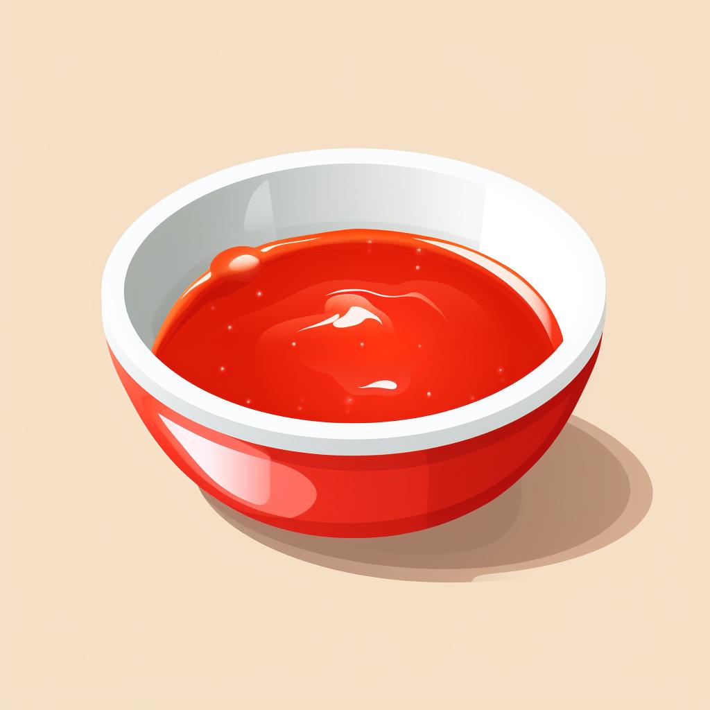 A bowl of sauce with perfect consistency